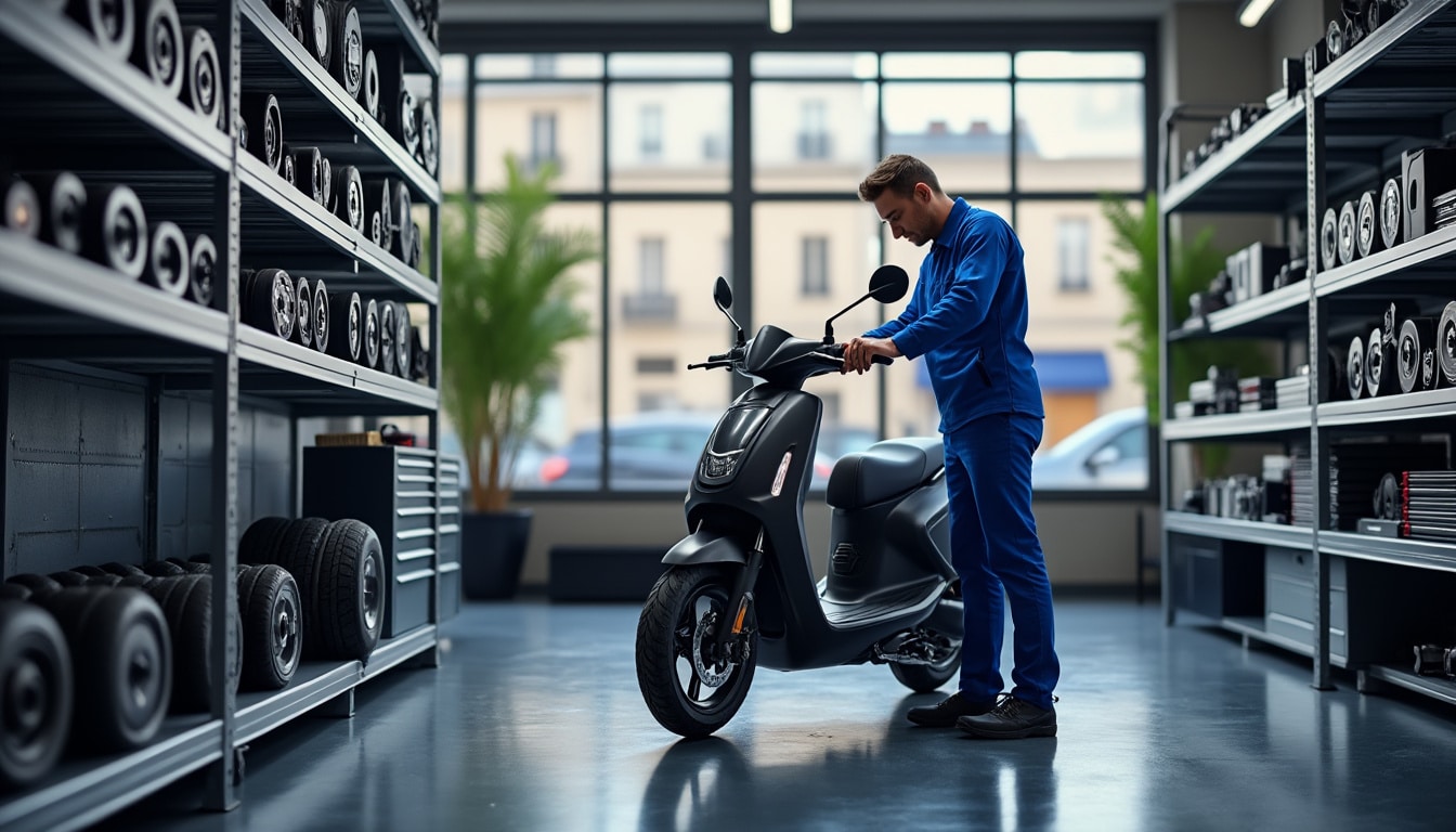garage trott à paris : réparation rapide de trottinettes électriques et vente de pièces détachées de qualité pour toutes marques.